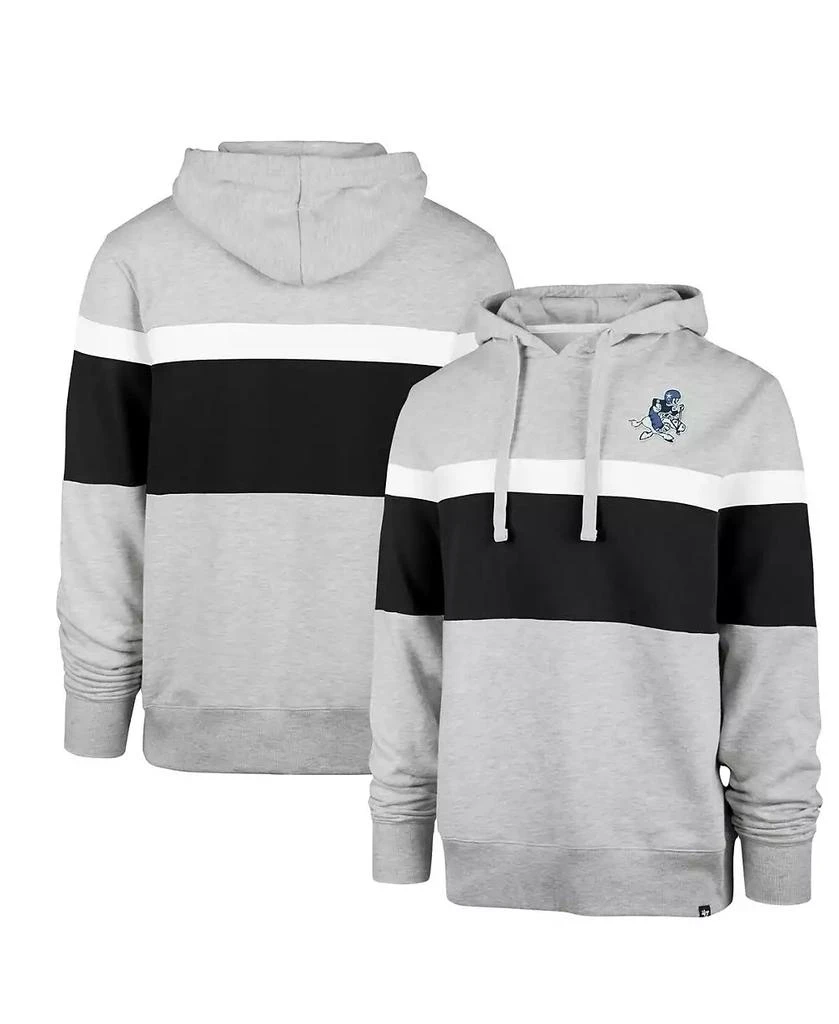 商品47 Brand|Men's Heather Gray Dallas Cowboys Warren Pullover Hoodie,价格¥541,第1张图片