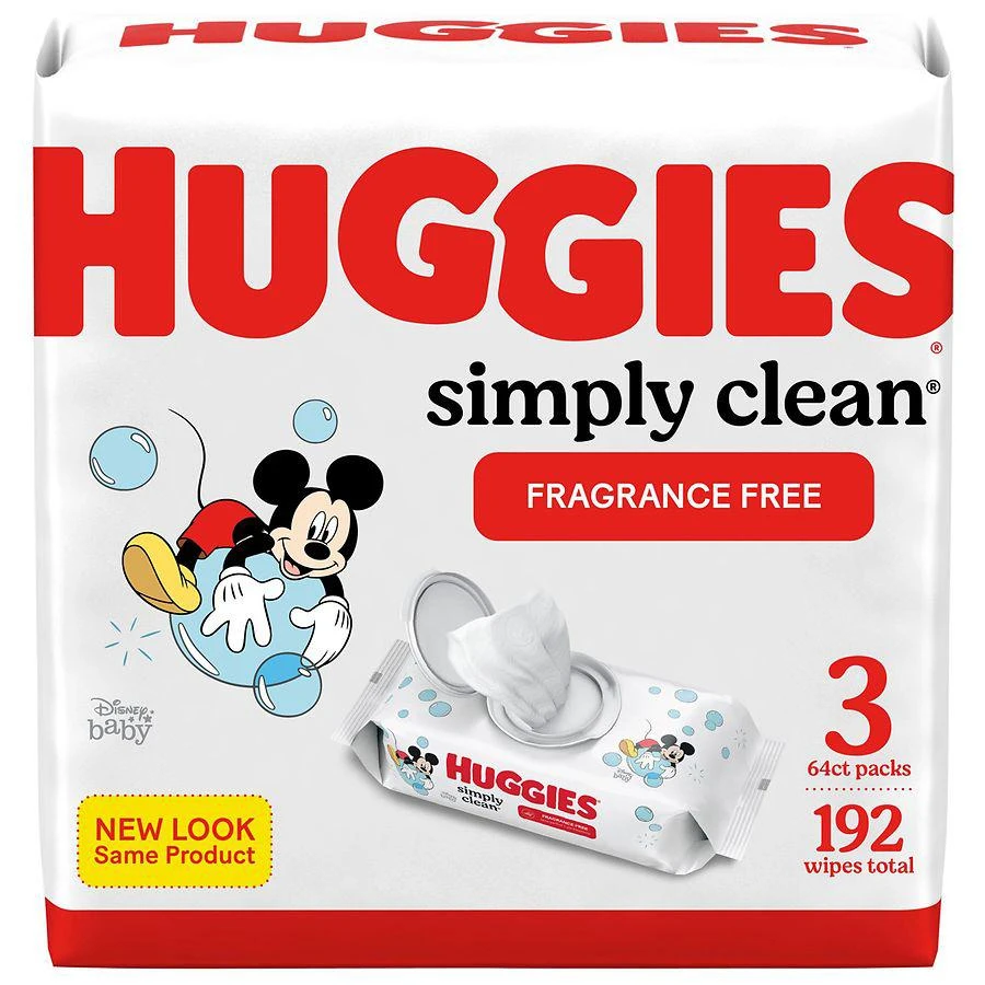 商品Huggies|Baby Wipes Flip-Top Packs, Fragrance Free Fragrance-Free,价格¥92,第1张图片