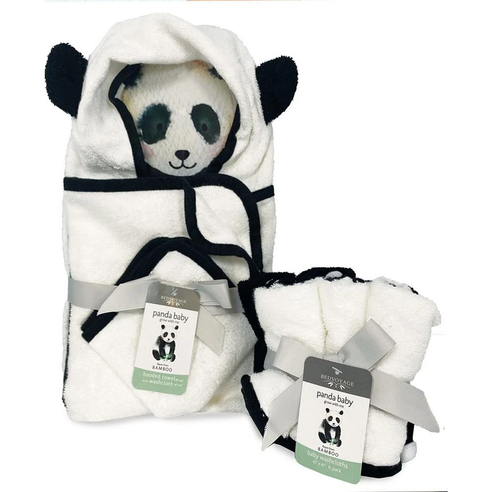 商品BedVoyage|Panda Baby Viscose from Bamboo Bath Essentials, 8pc Baby Gift Set,价格¥598,第1张图片