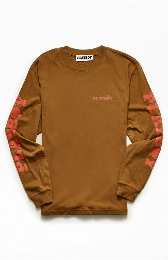 商品Playboy|By PacSun Logo Long Sleeve T-Shirt,价格¥178,第1张图片