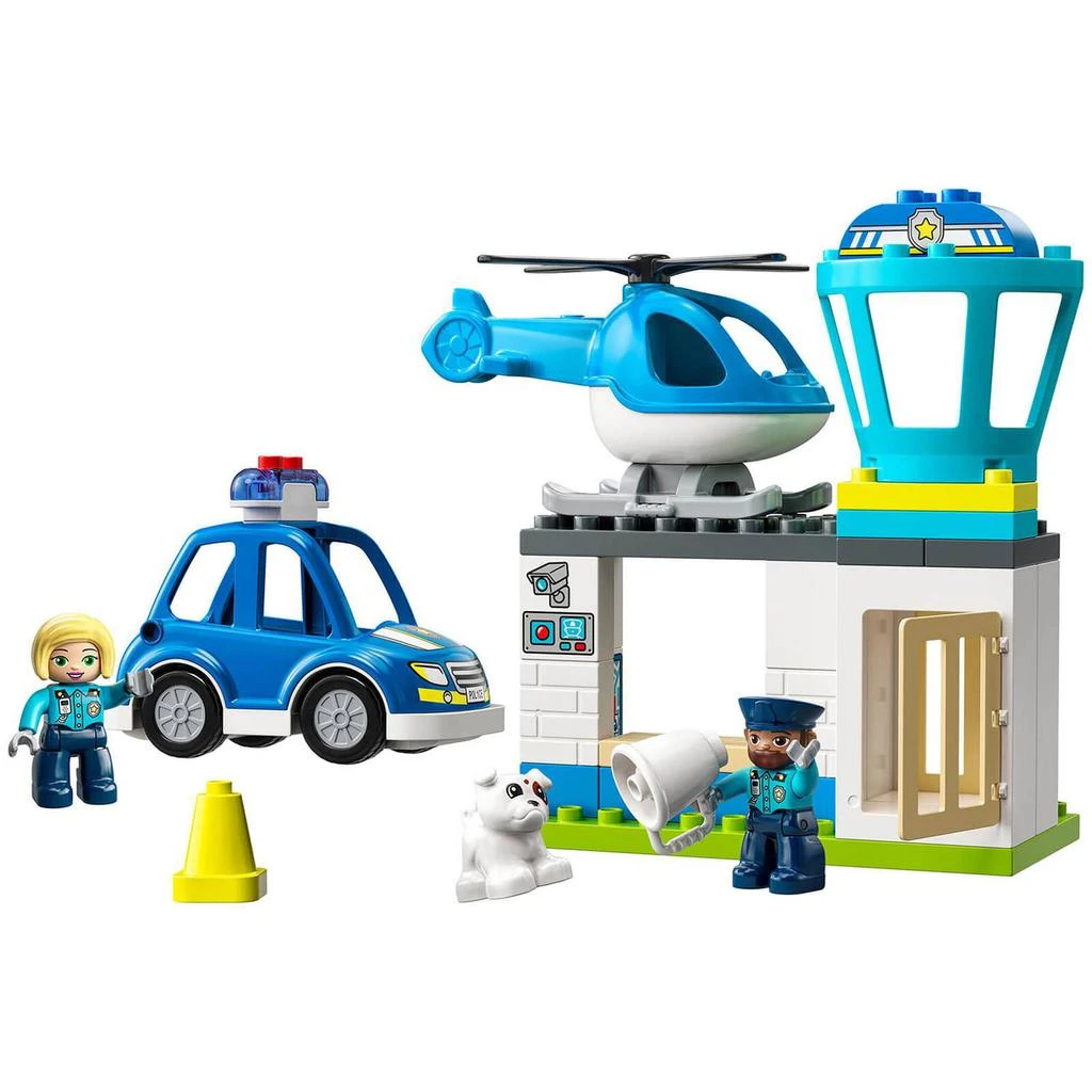 商品The Hut|LEGO DUPLO Rescue Police Station & Helicopter Toy Set (10959),价格¥432,第5张图片详细描述