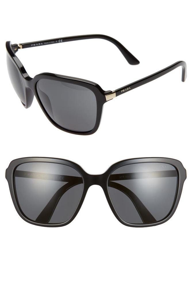 商品Prada|Pillow 58mm Square Sunglasses,价格¥1161,第1张图片