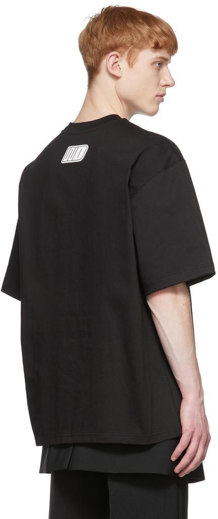 商品We11done|Black Cotton T-Shirt,价格¥2054,第5张图片详细描述