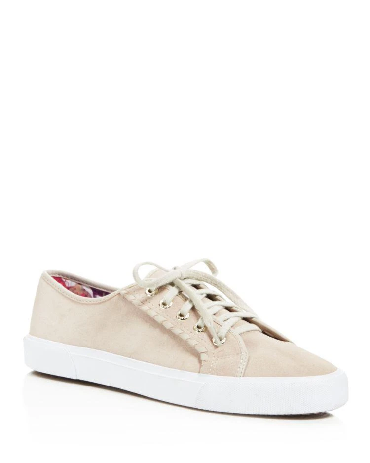 商品Jack Rogers|Women's Carter Suede Lace Up Sneakers,价格¥341,第1张图片