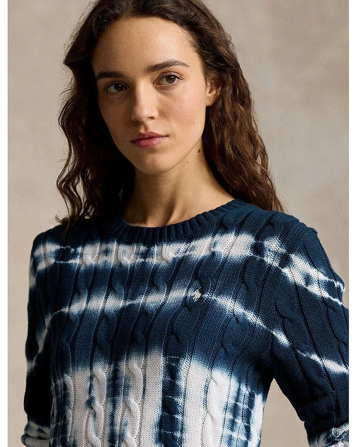 商品Ralph Lauren|Tie Dye Cable Knit Cotton Sweater,价格¥1482,第5张图片详细描述