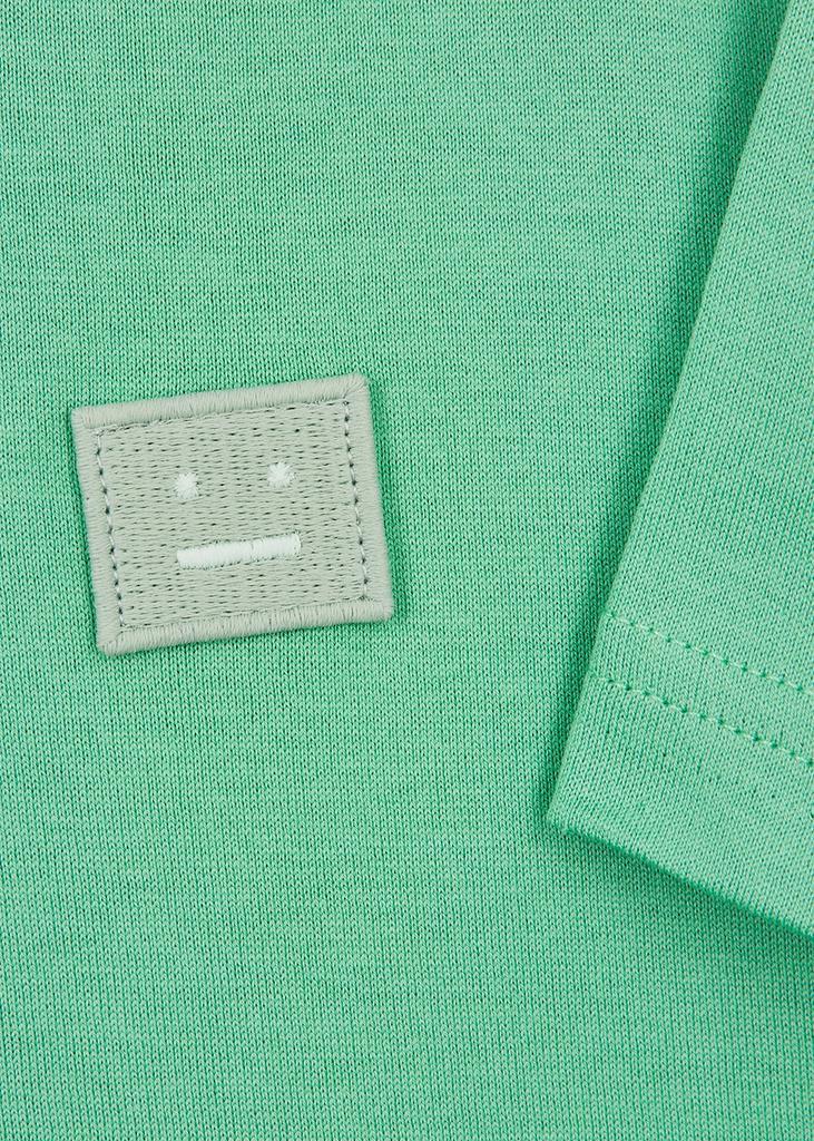 商品Acne Studios|KIDS Nash green logo cotton T-shirt,价格¥375,第4张图片详细描述