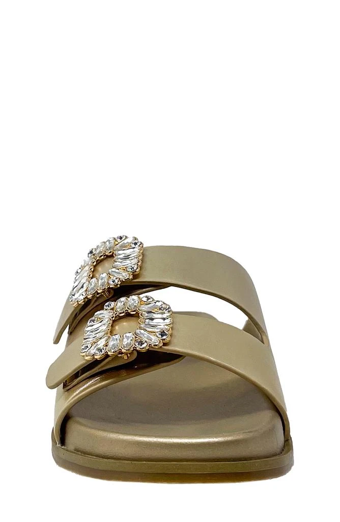商品SHUSHOP|Kids' Bridget Rhinestone Buckle Slide Sandal,价格¥183,第2张图片详细描述