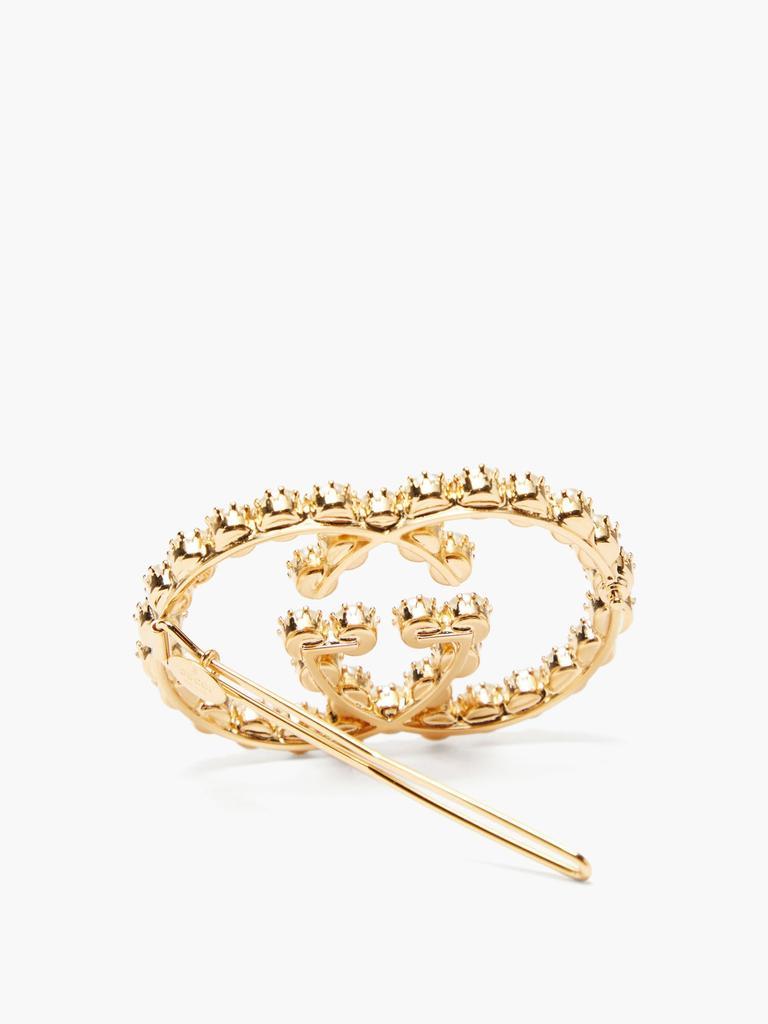 商品Gucci|GG faux pearl-embellished hair clip,价格¥4168,第5张图片详细描述