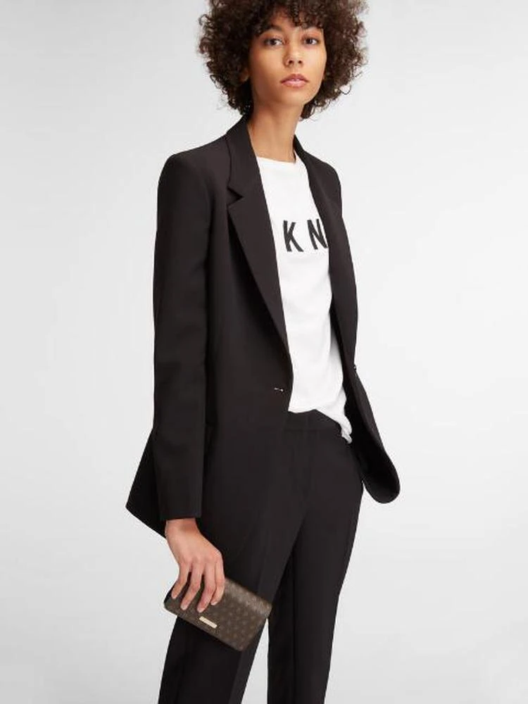 商品DKNY|COATED LOGO MEDIUM CARRYALL,价格¥402,第2张图片详细描述