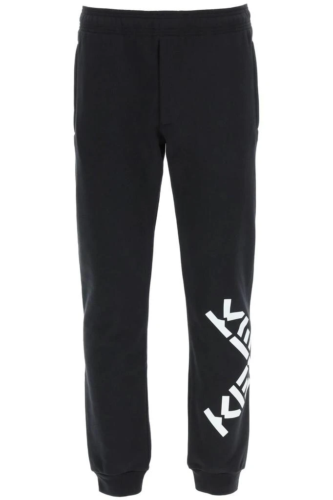 商品Kenzo|字母图案宽松运动长裤 男款 黑色,价格¥1054,第1张图片