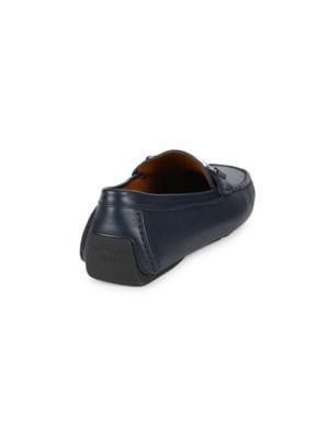 商品Bally|Drulio Perforated Leather Loafers,价格¥1844,第5张图片详细描述