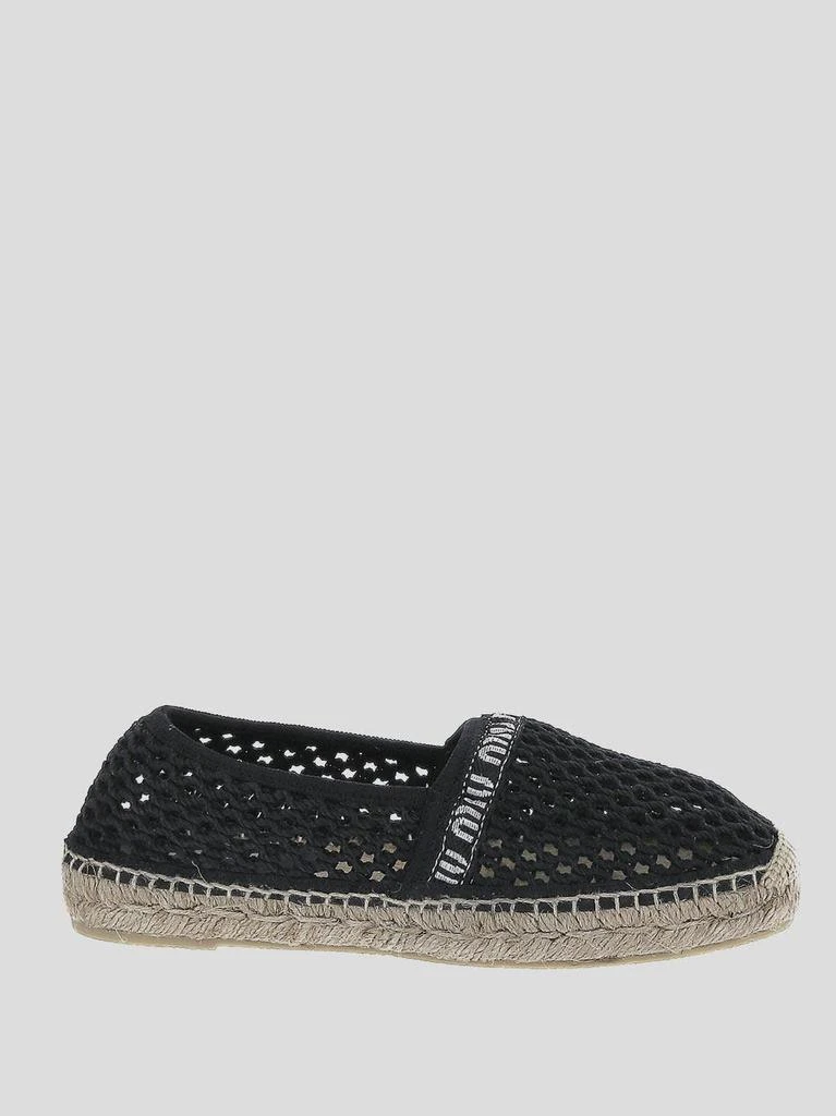 商品Miu Miu|Black Espadrilles,价格¥3178,第5张图片详细描述