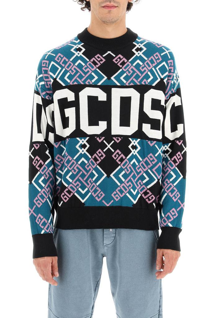 Gcds jacquard logo sweater商品第2张图片规格展示