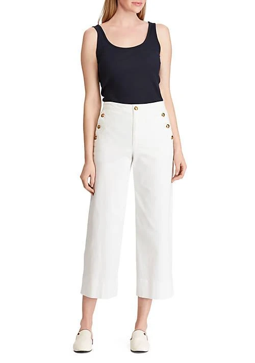 商品Ralph Lauren|Ralph Lauren Stretch Cotton Tank Top,价格¥336,第3张图片详细描述