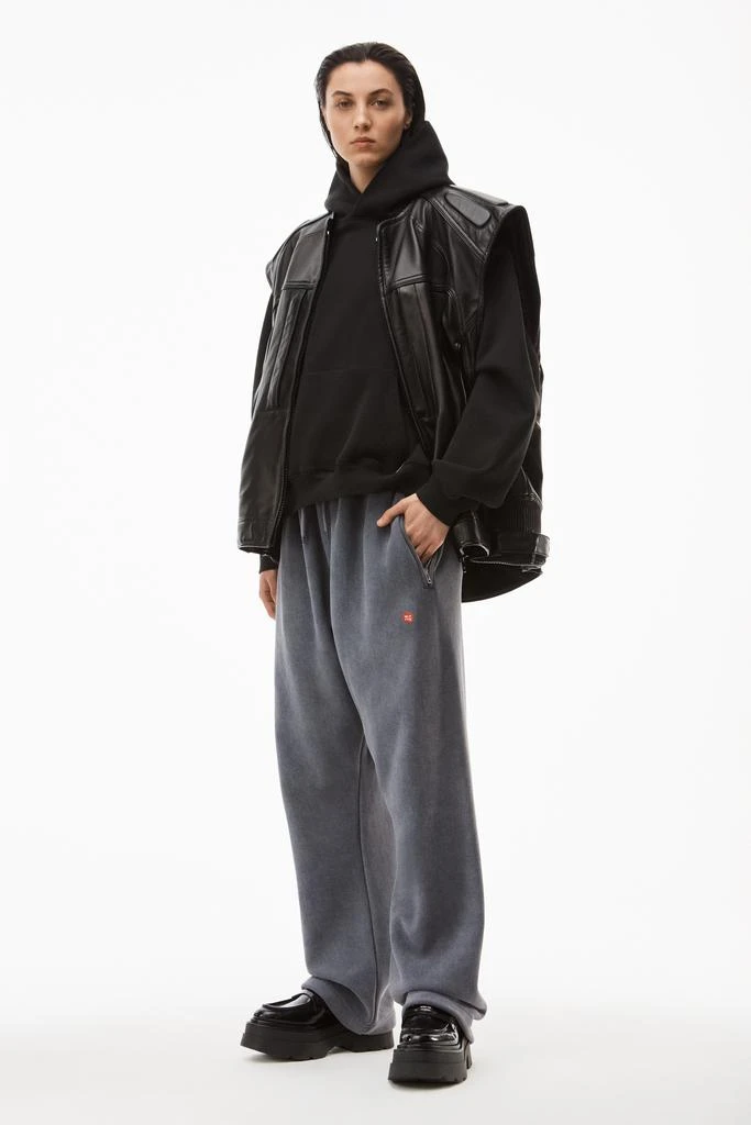 商品Alexander Wang|GLITTER PUFF SWEATPANT IN CLASSIC TERRY,价格¥1500,第2张图片详细描述