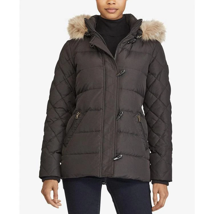 商品Ralph Lauren|Toggle Puffer Down Coat, Created for Macy's,价格¥898,第4张图片详细描述