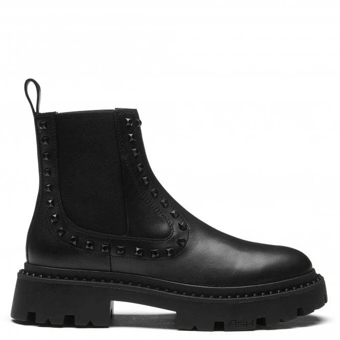 商品Ash|Ash Genesis Black Stud Chelsea Boots,价格¥1637,第1张图片