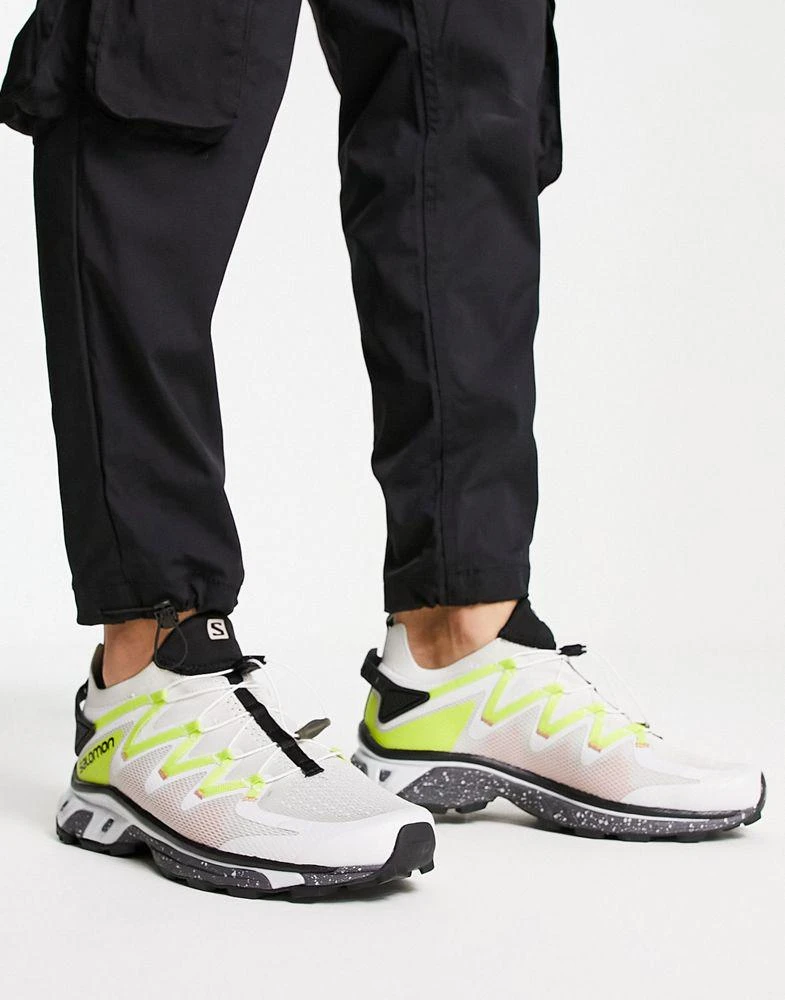 商品Salomon|Salomon Unisex XT-RUSH trainers in white/lime green,价格¥963,第3张图片详细描述