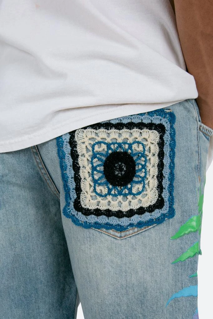 R468 Palm Denim Shorts - Light Blue 商品