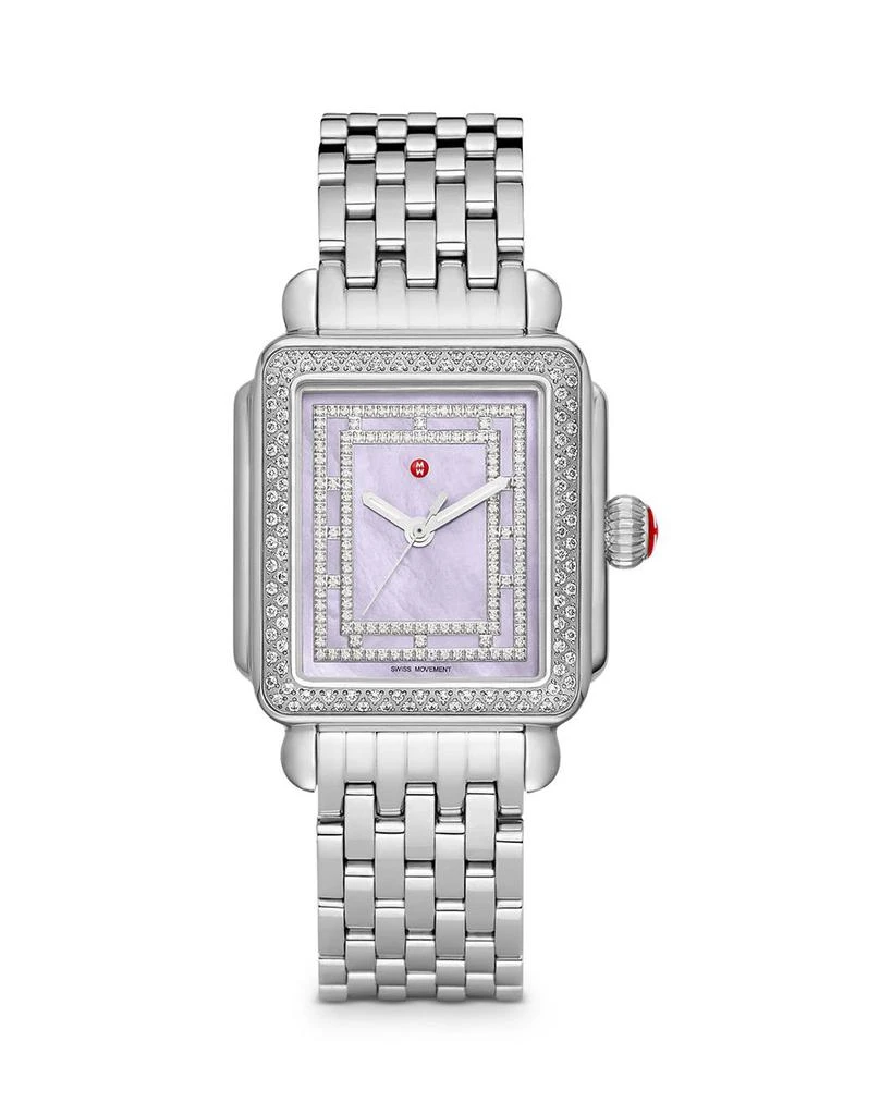 商品Michele|Limited Edition Deco Madison Stainless Steel Diamond Watch, 33mm,价格¥26231,第1张图片