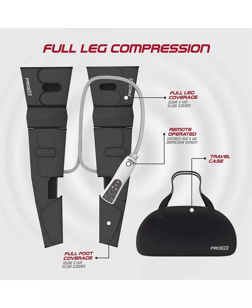 商品Tzumi|PROfit Leg Compression Foot Massager with Multiple Massage, Intensity, and Heat Levels,价格¥1346,第2张图片详细描述