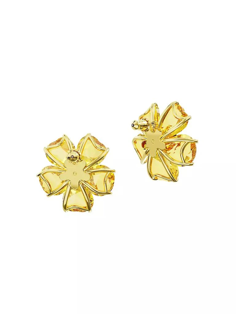 商品Swarovski|Florere Goldtone &amp; Crystal Flower Stud Earrings,价格¥1182,第5张图片详细描述