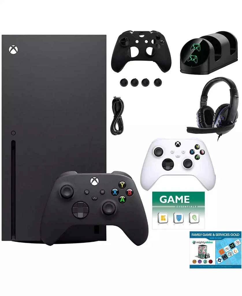 商品Xbox|Series X 1TB Console with Extra White Controller Accessories Kit and 2 Vouchers,价格¥4911,第1张图片