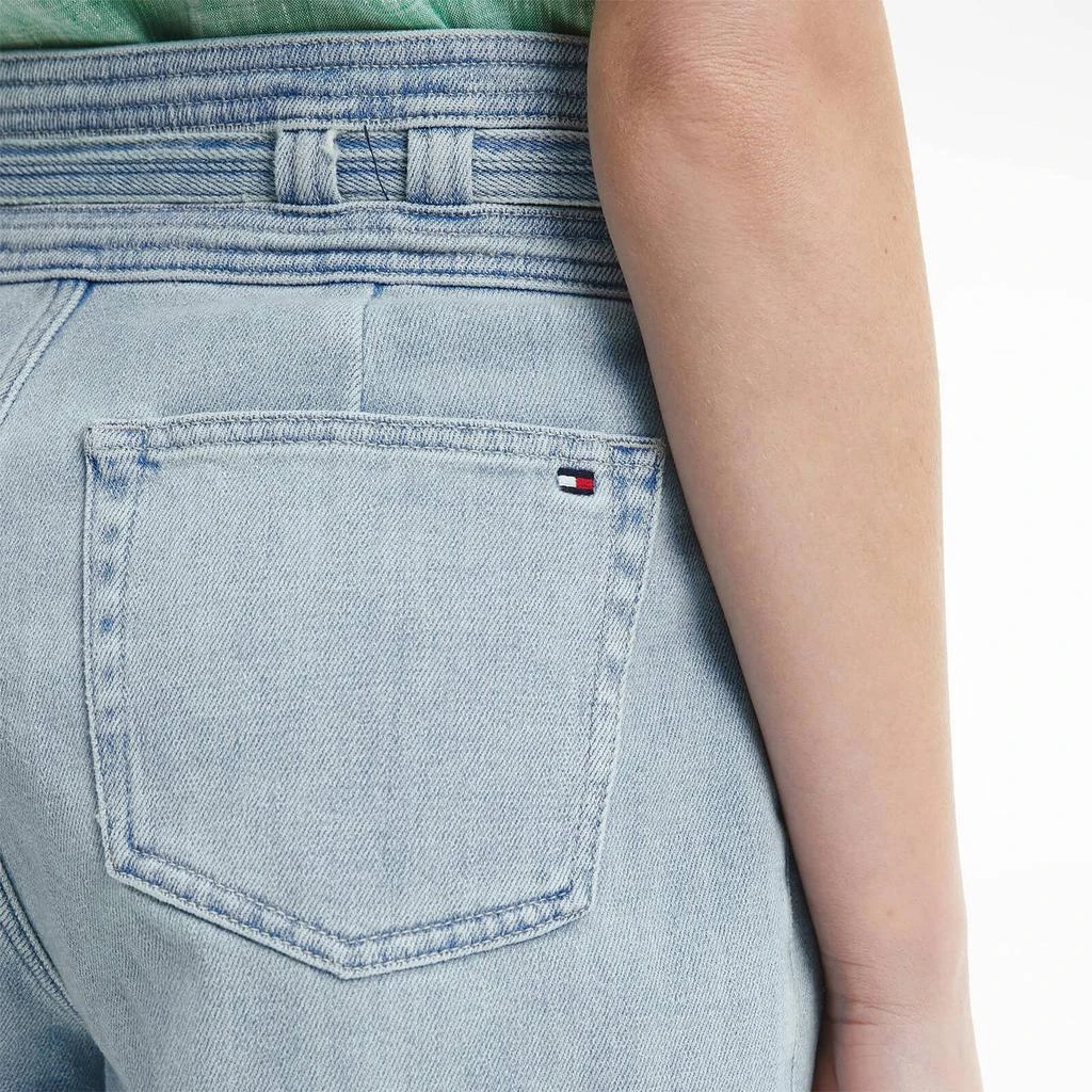 商品Tommy Hilfiger|Tommy Hilfiger Women's Denim Flare Short Rox Belt - Rox,价格¥470,第3张图片详细描述