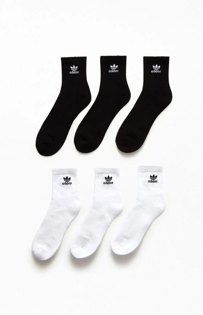 商品Adidas|6-Pack Trefoil Quarter Socks,价格¥110,第2张图片详细描述