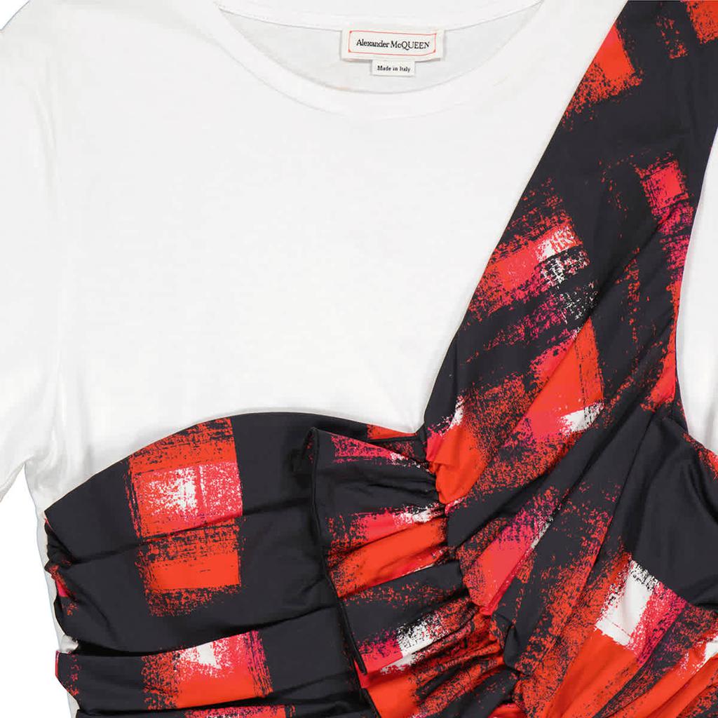 Alexander Mcqueen Ladies Draped T-shirt, Brand Size 38商品第3张图片规格展示