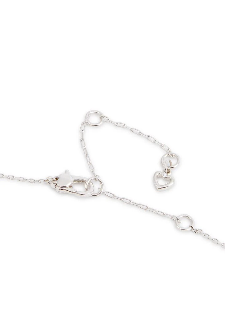 商品Kate Spade|Lock And Spade embellished silver-tone necklace,价格¥641,第4张图片详细描述