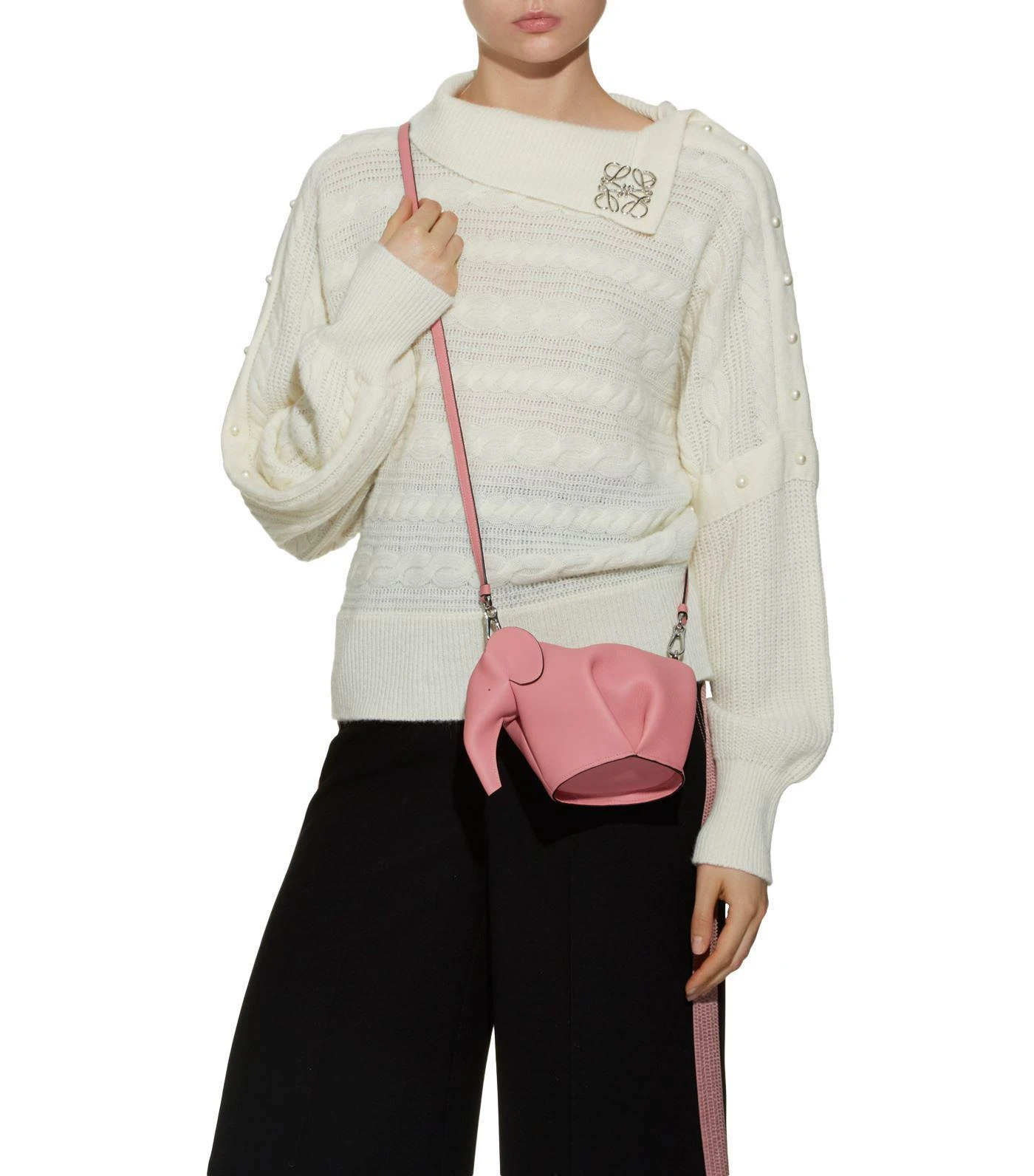 商品Loewe|小象迷你斜挎包,价格¥9434,第2张图片详细描述