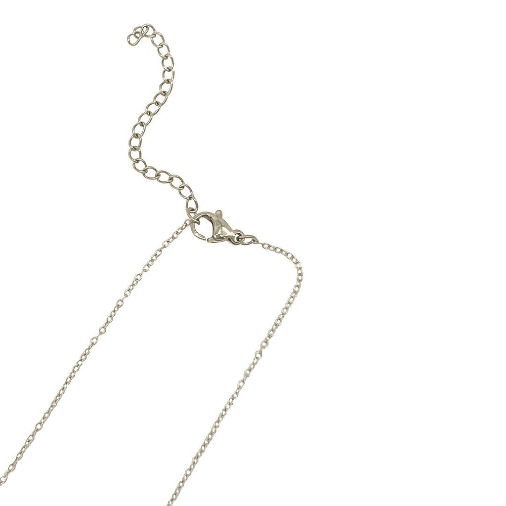 Adornia Cursive Badass Necklace silver商品第2张图片规格展示