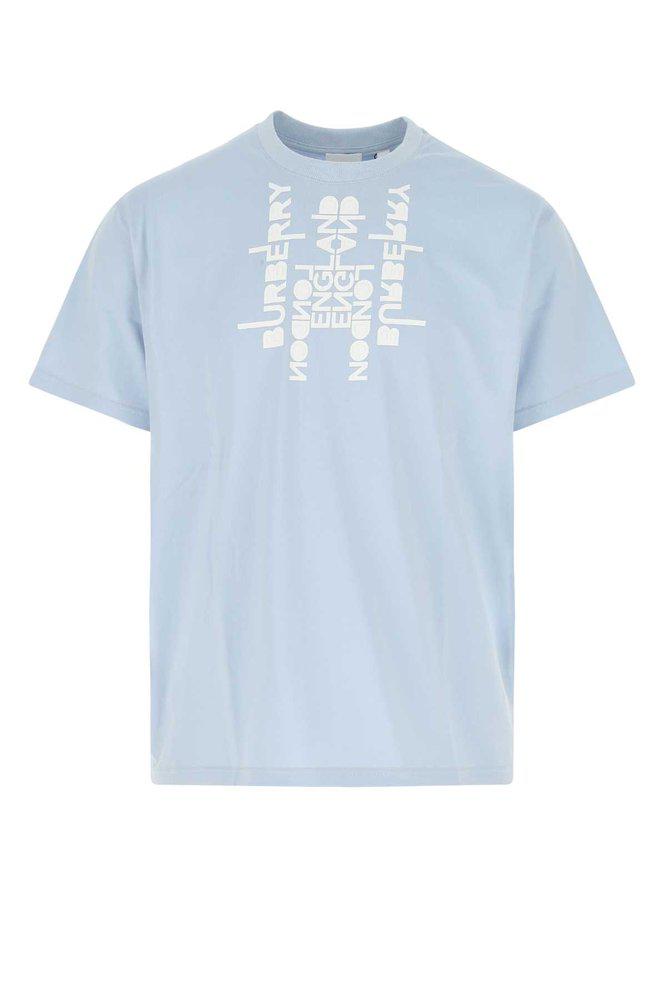 Burberry Graphic Printed Crewneck T-Shirt商品第1张图片规格展示