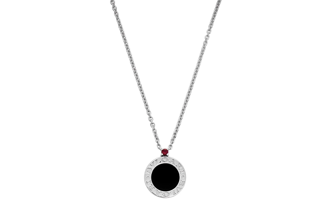 商品[国内直发] BVLGARI|宝格丽 Save the Children慈善款系列 慈善款黑陶瓷双面圆盘 925银 项链 男女同款情侣款 黑色,价格¥5596,第4张图片详细描述