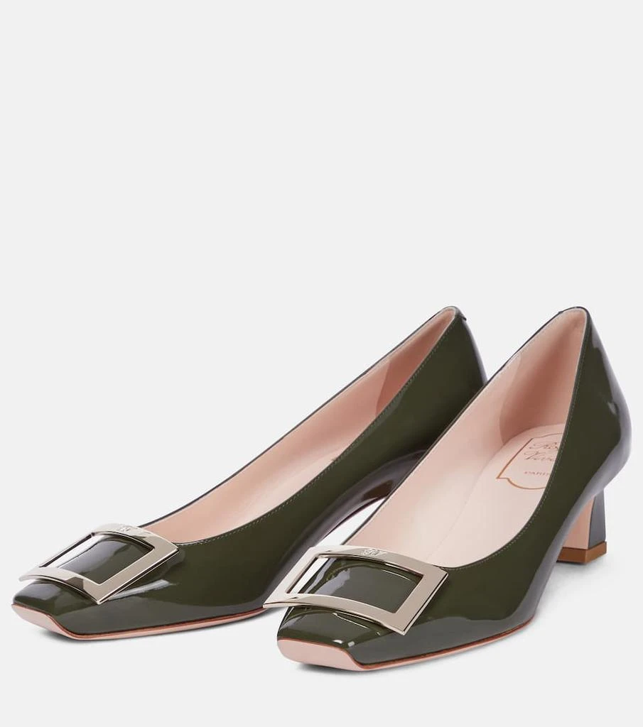 商品Roger Vivier|Belle Vivier Trompette patent leather pumps,价格¥5160,第5张图片详细描述