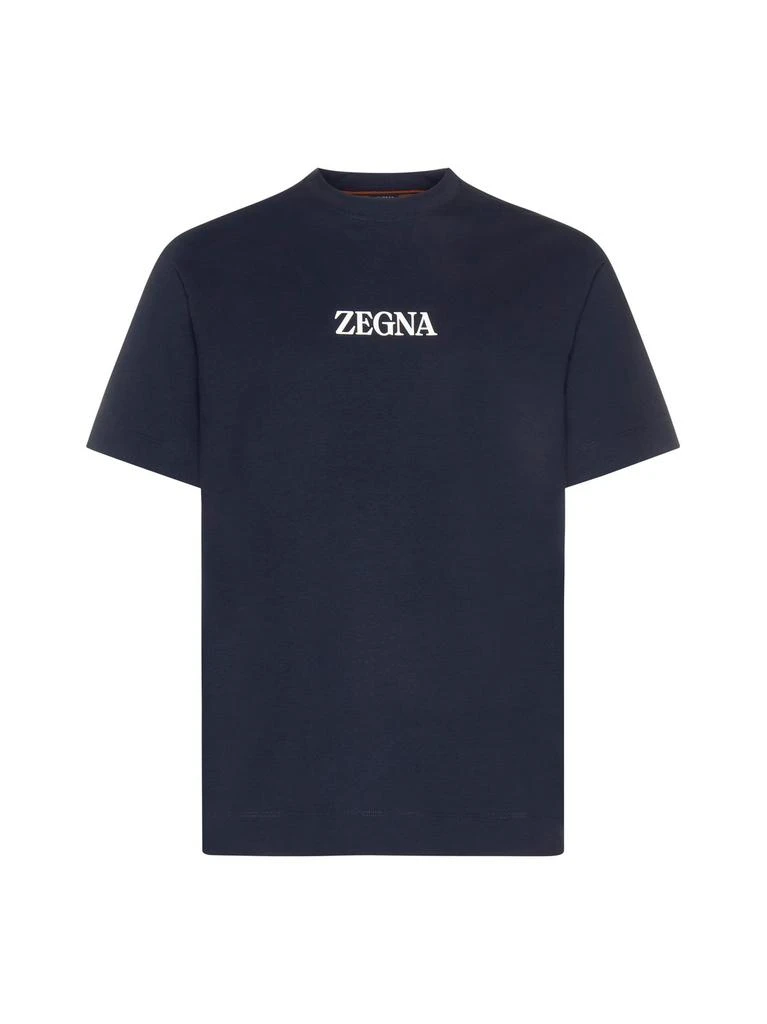 商品Zegna|Z Zegna Logo Printed Crewneck T-Shirt,价格¥1669,第1张图片