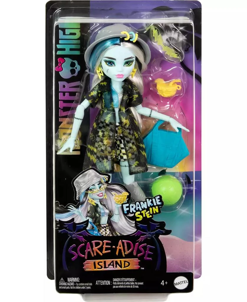 商品Monster High|Scare-Adise Island Frankie Stein Fashion Doll with Swimsuit Accessories,价格¥112,第5张图片详细描述