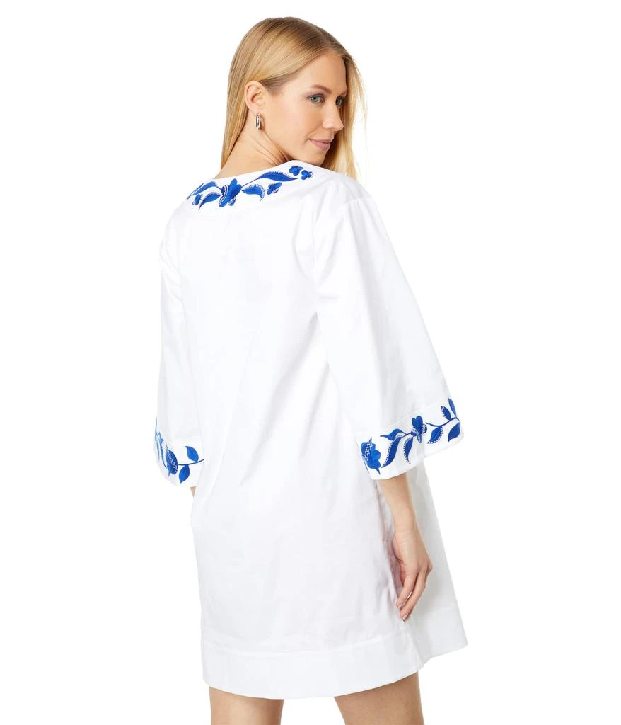 商品Kate Spade|Embroidered Zigzag Floral Tunic Dress,价格¥1310,第2张图片详细描述