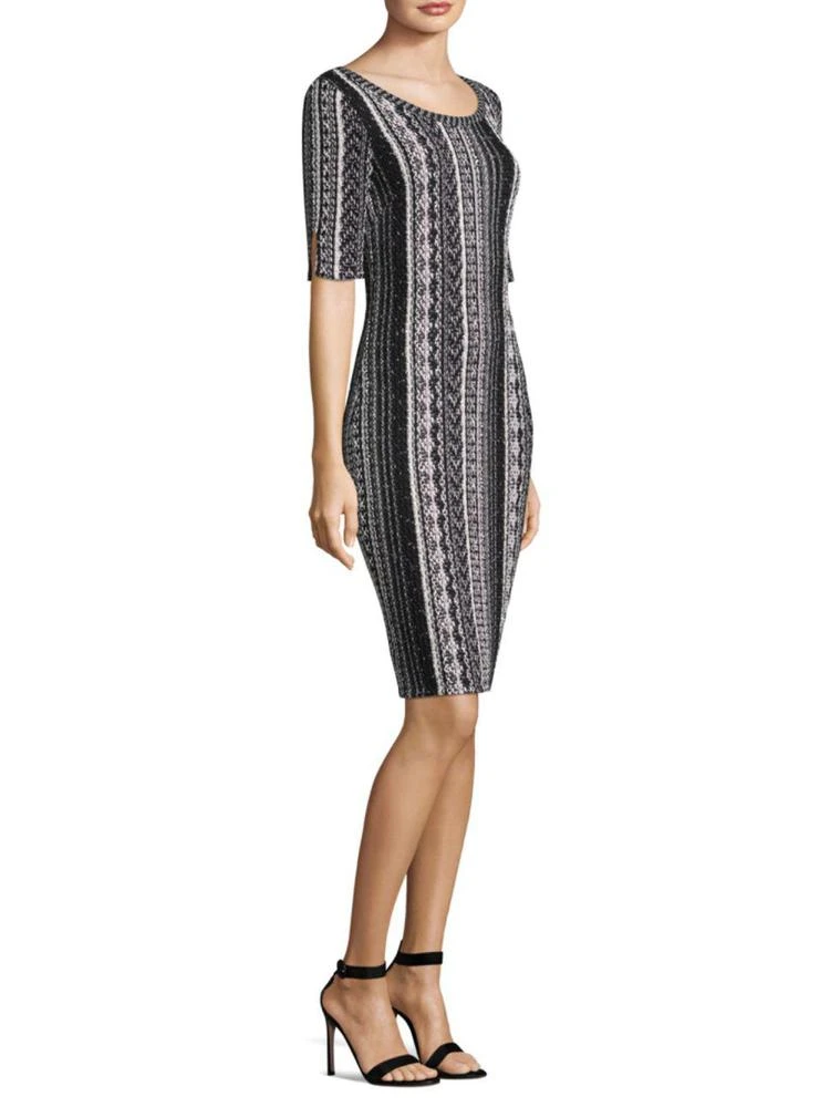 商品St. John|Ombre Stripe Tweed Sheath Dress,价格¥2232,第1张图片