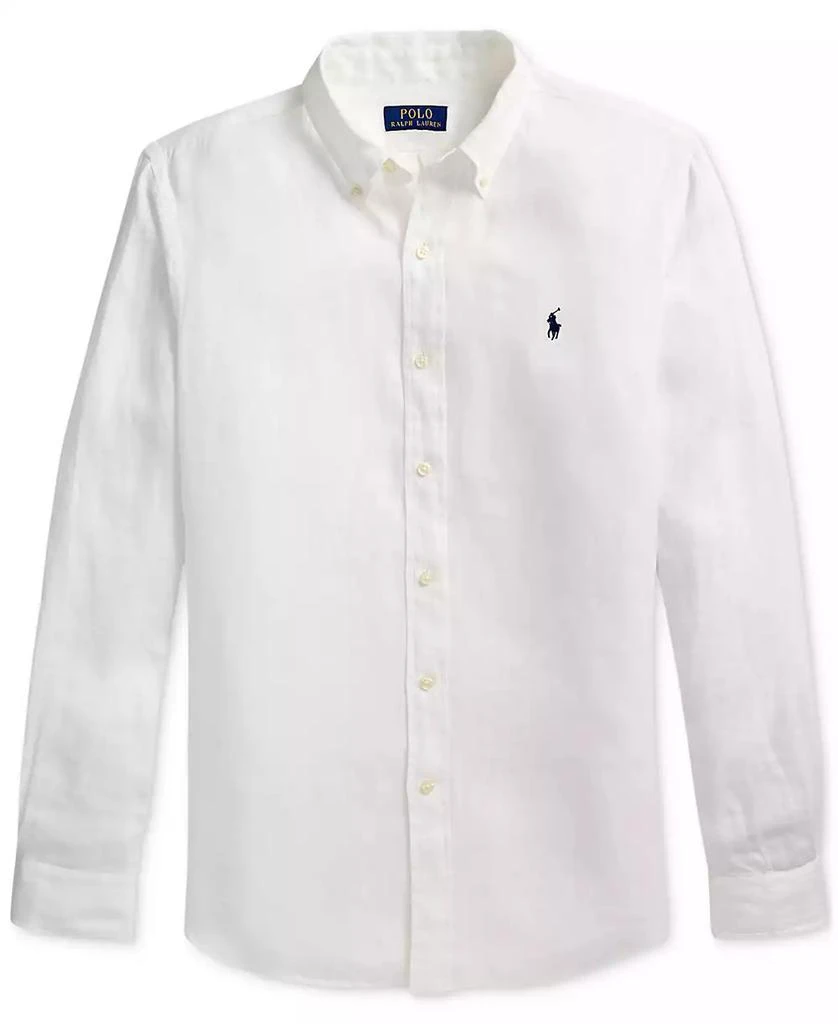 商品Ralph Lauren|男士经典版型亚麻衬衫 多款配色,价格¥1022,第5张图片详细描述
