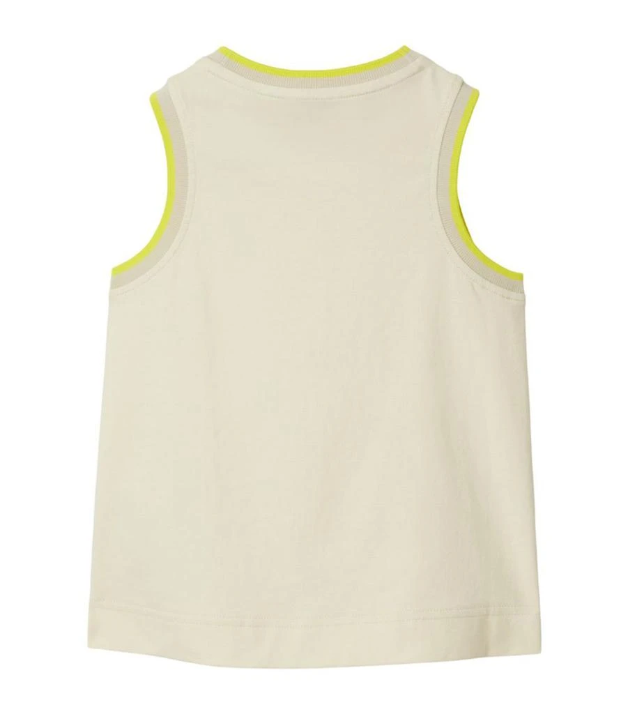 商品Burberry|Cotton EKD Vest Top (3-14 Years),价格¥1679,第2张图片详细描述