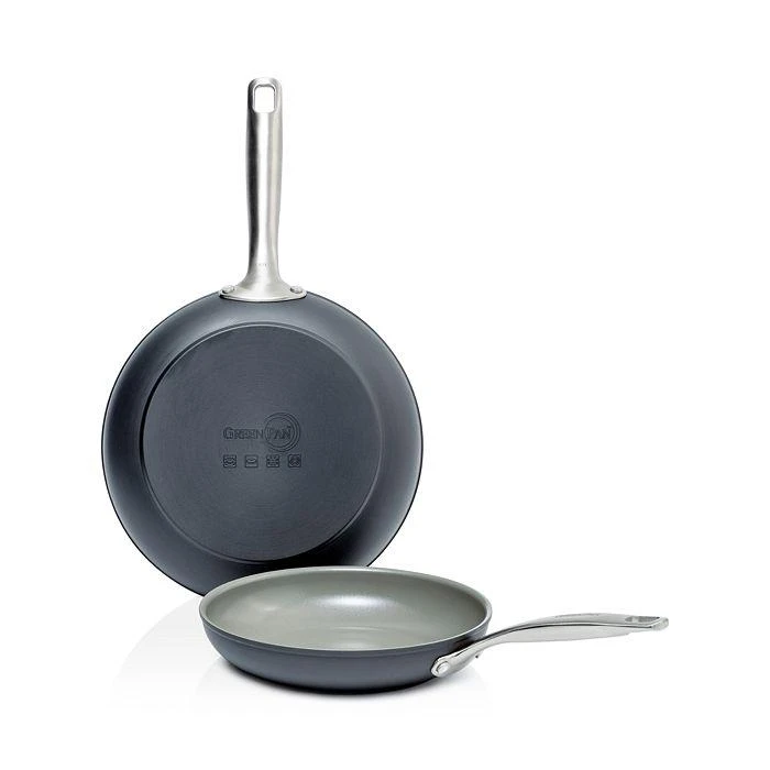 商品Greenpan|Chatham 8" & 10" Ceramic Nonstick Frypan Set,价格¥447,第2张图片详细描述