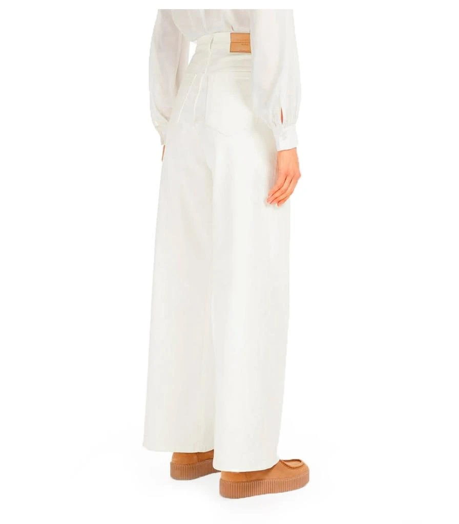 商品Weekend Max Mara|Weekend Max Mara Max Mara Weekend Sala Cream Palazzo Jeans,价格¥1105,第4张图片详细描述