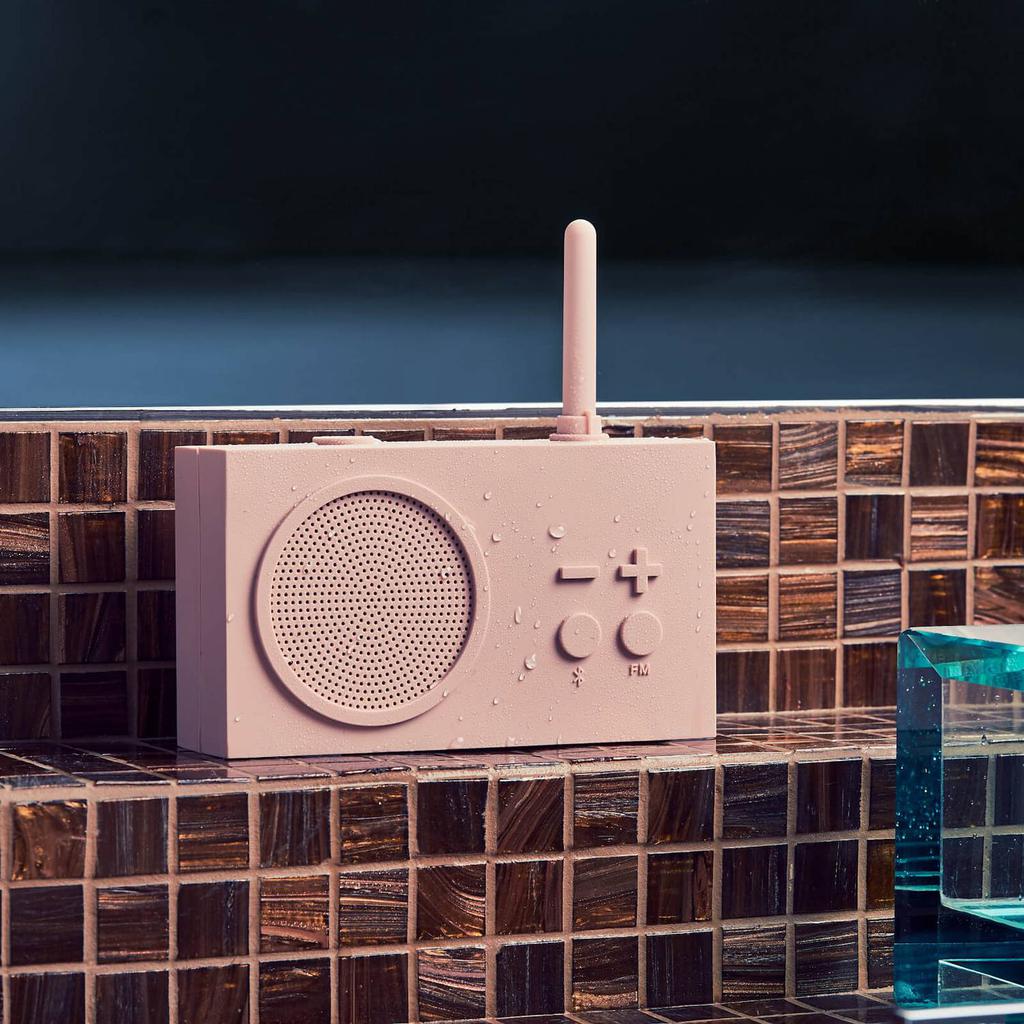 Lexon TYKHO 3 FM Radio and Bluetooth Speaker - Pink商品第5张图片规格展示