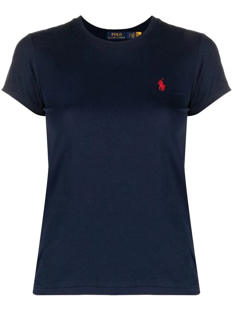 商品Ralph Lauren|POLO RALPH LAUREN - Cotton T-shirt With Logo,价格¥554,第1张图片