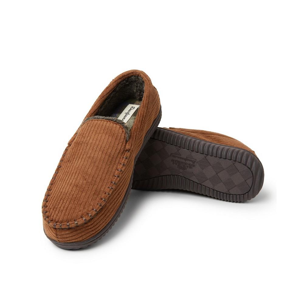 Men's Niles Corduroy Moccasin Slippers商品第5张图片规格展示