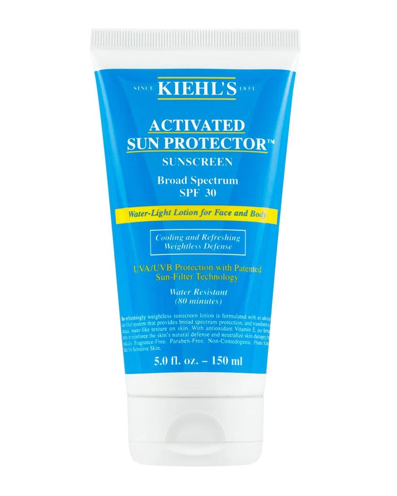 商品Kiehl's|5 oz. Activated Sun Protector Water-Light Lotion for Face & Body Broad Spectrum SPF 30,价格¥248,第1张图片