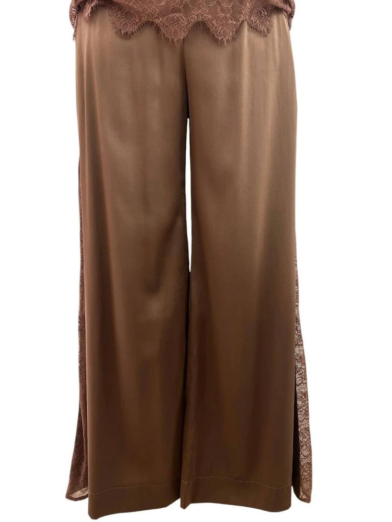 商品Max&Moi|Women's Brya Silk & Lace Trousers In Cocoa,价格¥1518,第1张图片