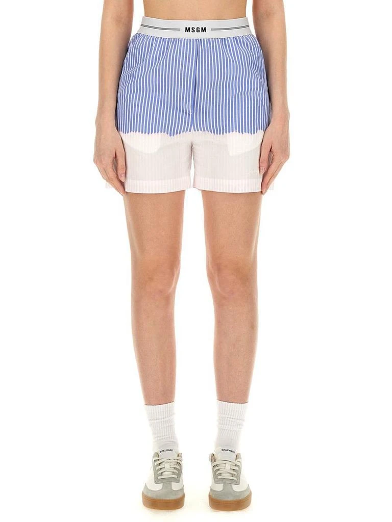 商品MSGM|Msgm Pants & Shorts in Baby Blue,价格¥1422,第1张图片